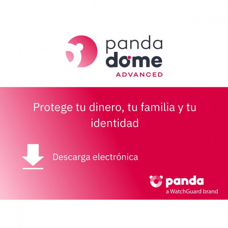 Antivirus panda dome advanced  dispositivos ilimitados 1 año esd licencia electronica
