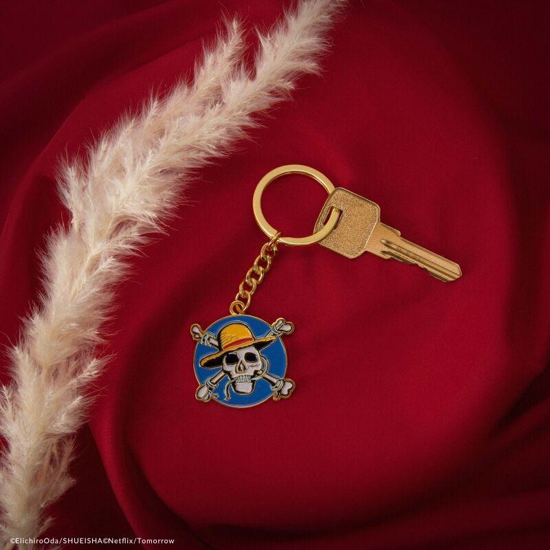 Llavero cinereplicas one piece monkey d. luffy logo