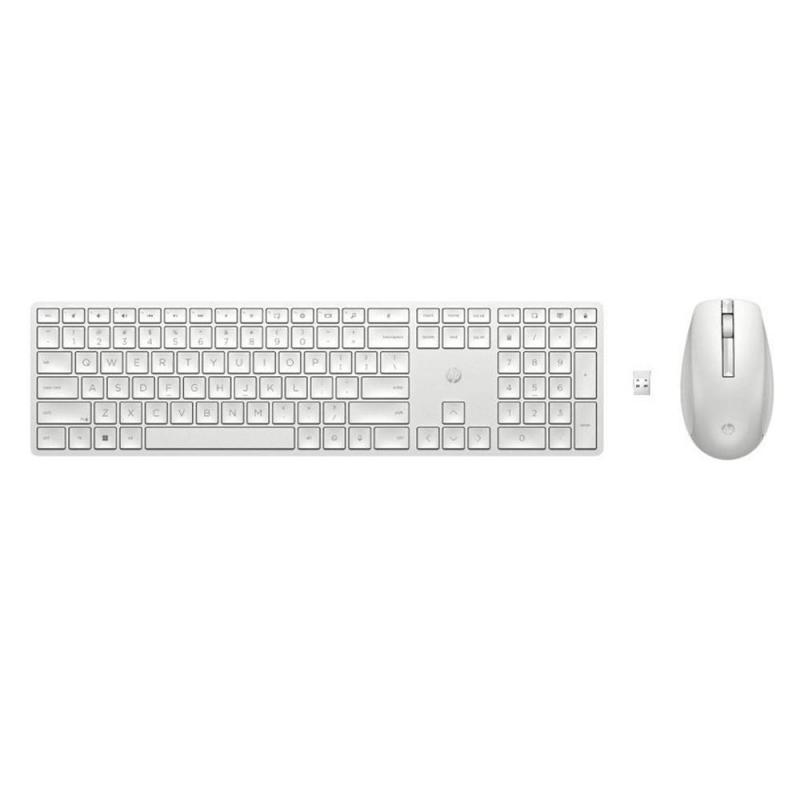 Kit hp teclado y ratón inalámbricos hp 650 -  blanco