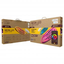 Tira led muvit io neon wifi rgb 5m