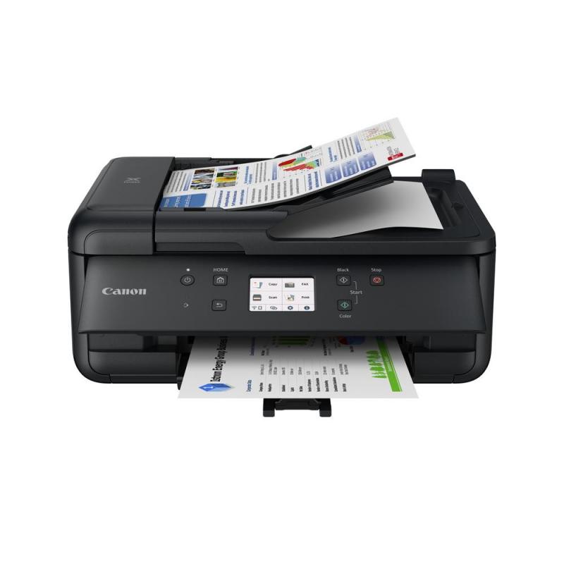 Multifuncion canon maxify tr7650 inyeccion color fax -  a4 -  15ipm -  duplex impresion -  wifi -  adf -  tintas independientes