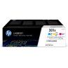 Hp laserjet pro m252n 201x pack 3 toner alta capacidad cyan - magenta - yellow