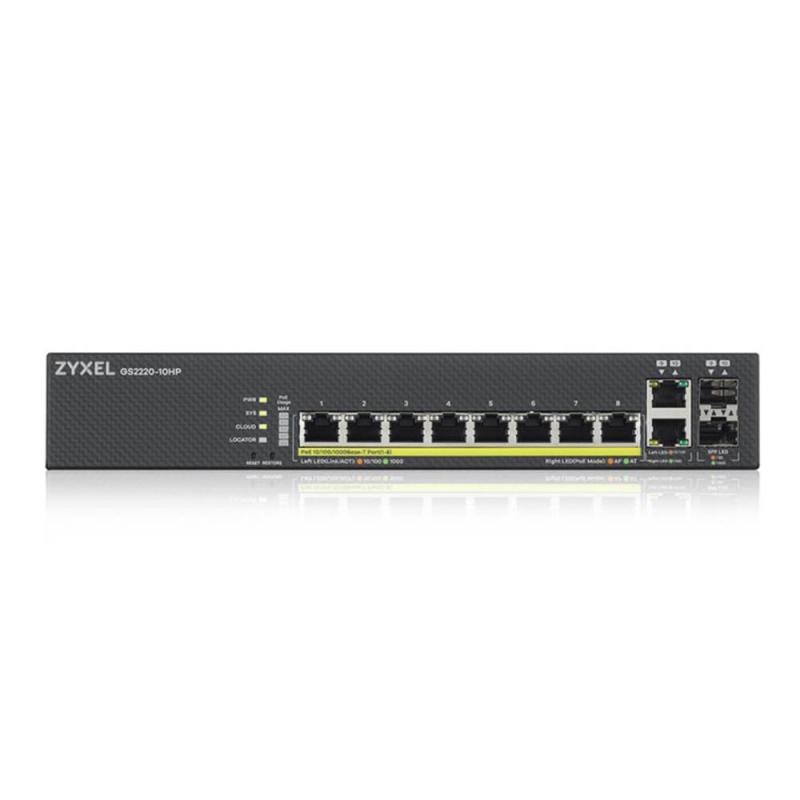 Switch zyxel gs2220 - 10hp - eu0101f 12 puertos
