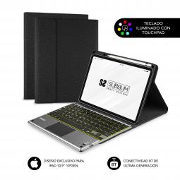 Funda + teclado subblim keytab pro para apple ipad 10.9pulgadas 10ª gen negro