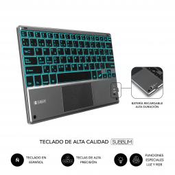 Funda + teclado subblim keytab pro para apple ipad 10.9pulgadas 10ª gen negro