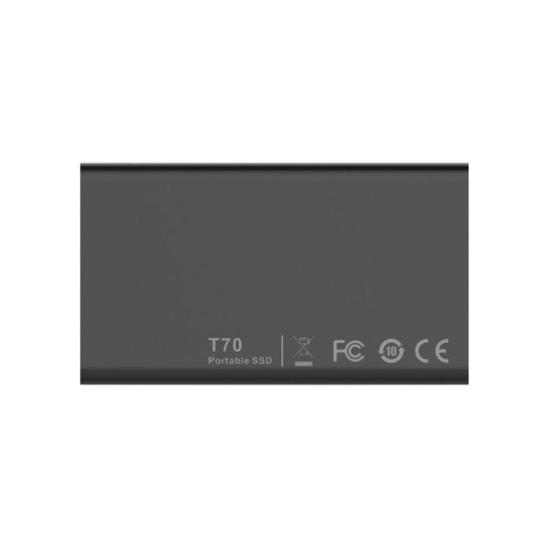 Disco duro externo ssd dahua t70 2tb usb tipo c negro