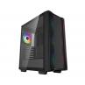 Caja ordenador gaming deepcool atx cc560 v2 argb cristal templado negro