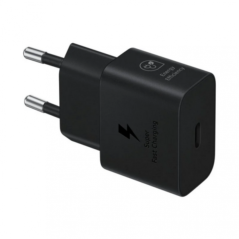 Cargador samsung ep - t2510xbegeu usb tipo c negro 25w cable incluido