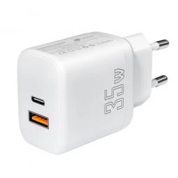 Cargador de pared leotec lecsph35w2w 35w usb tipo a - usb tipo c