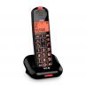 Telefono fijo inalambrico spc comfort kairo negro