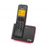 Telefono fijo inalambrico spc dect blade rojo