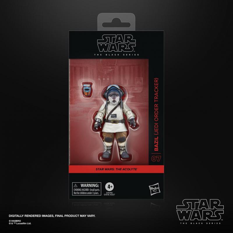 Figura hasbro star wars: the acolyte bazil (jedi order tracker)