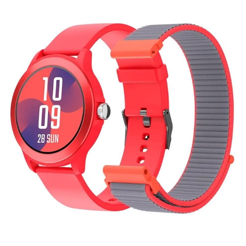 Smartwatch spc smartee duo vivo 1.27pulgadas rojo + correa