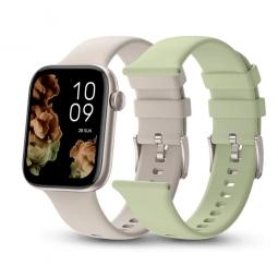 Smartwatch spc smartee duo 2 1.78pulgadas blanco + correa