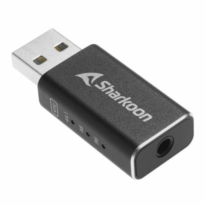 Tarjeta de sonido usb tipo a sharkoon gaming dac pro s v3 jack 3.5mm