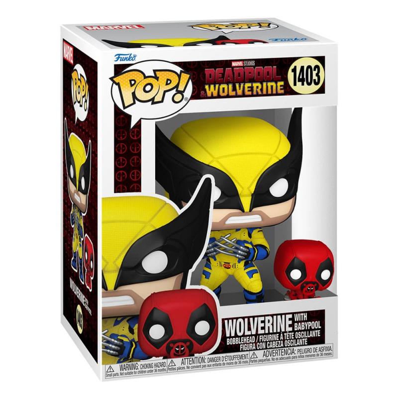 Funko pop marvel deadpool & wolverine -  wolverine with babypool