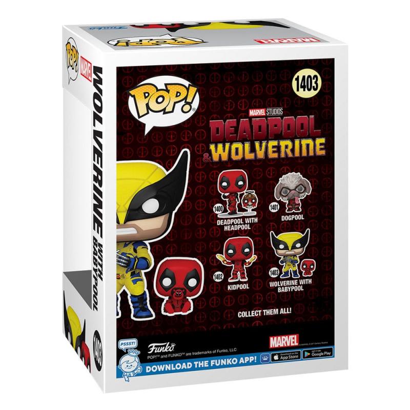 Funko pop marvel deadpool & wolverine -  wolverine with babypool