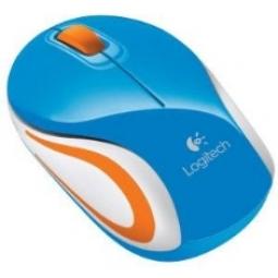 Mouse raton logitech m187 optico wireless inalambrico azul 2.4ghz mini - Imagen 1