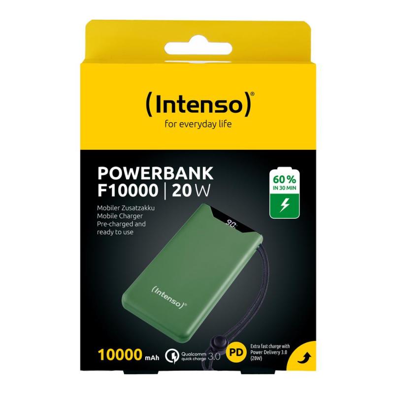 Powerbank intenso f10000 verde 10000 mah