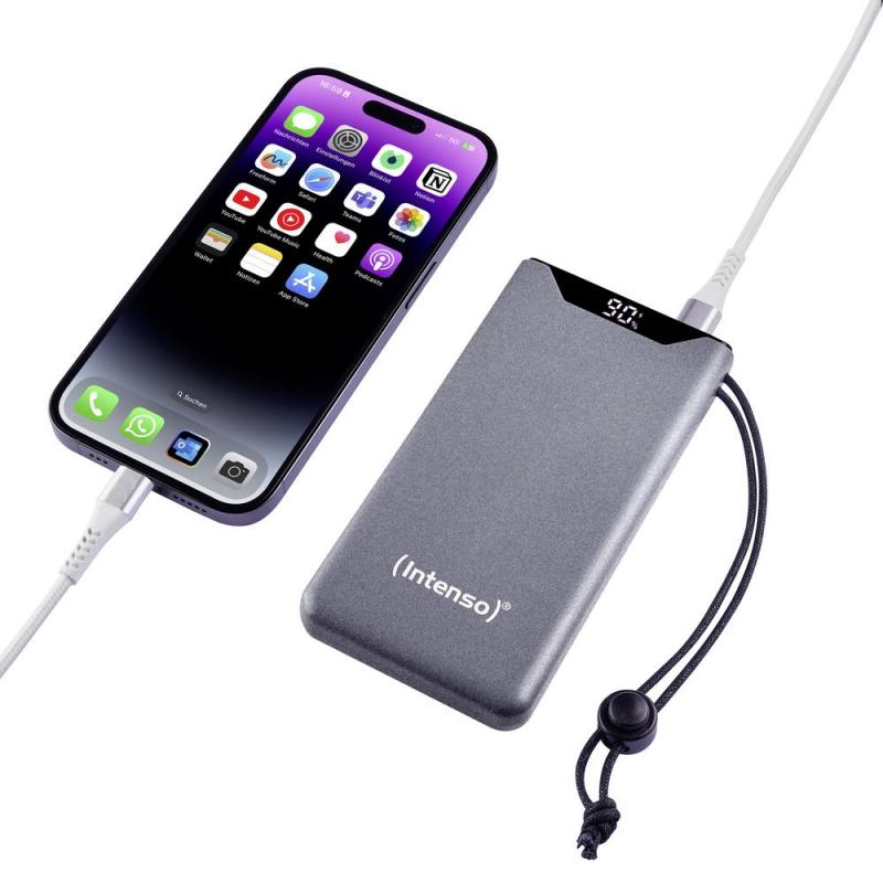 Powerbank intenso f10000 gris 10000 mah