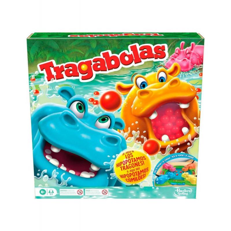 Juego de mesa hasbro tragabolas los tipopótamos tragones