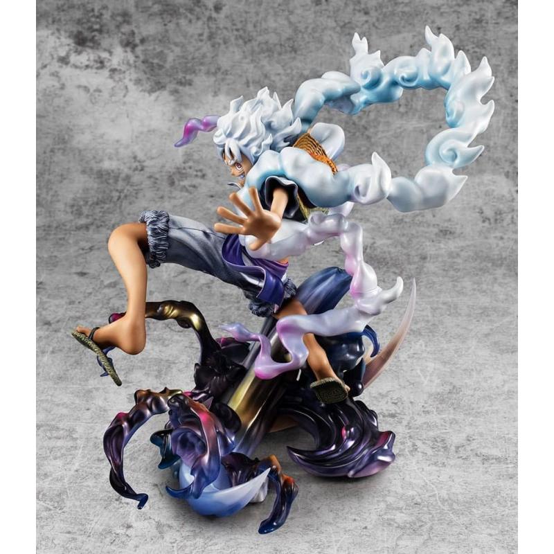 Figura megahouse one piece monkey d luffy gear fifth wa - maximum 23 cm