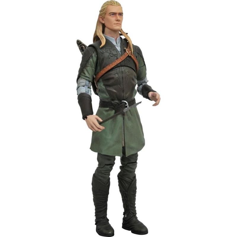 Figura diamond collection el señor de los anillos series 1 re - run legolas 18cm