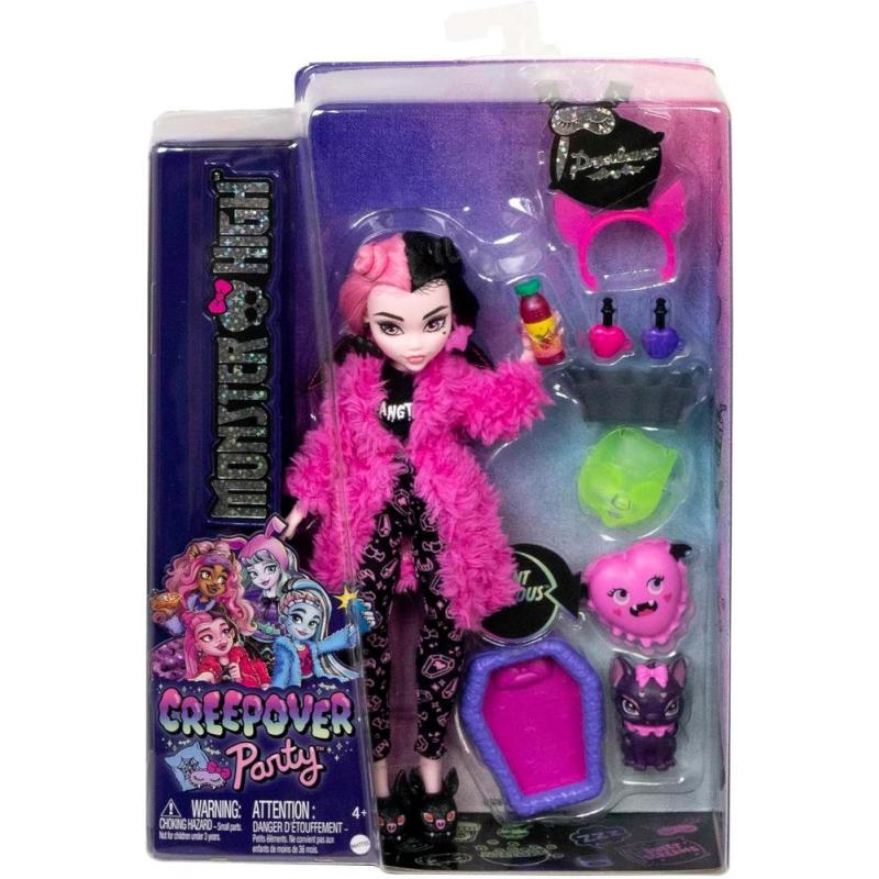 Muñeca mattel monster high fiesta de pijamas y mascotas