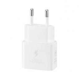 Cargador samsung ep - t2510nwegeu usb tipo c blanco 25w - cable no incluido