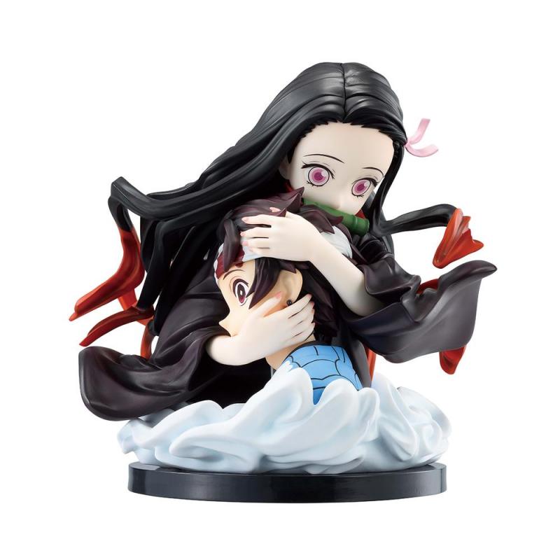 Figura ichbansho demon slayer kimetsu no yaiba tanjiro & nezuko kamado artscale memoria (locus)