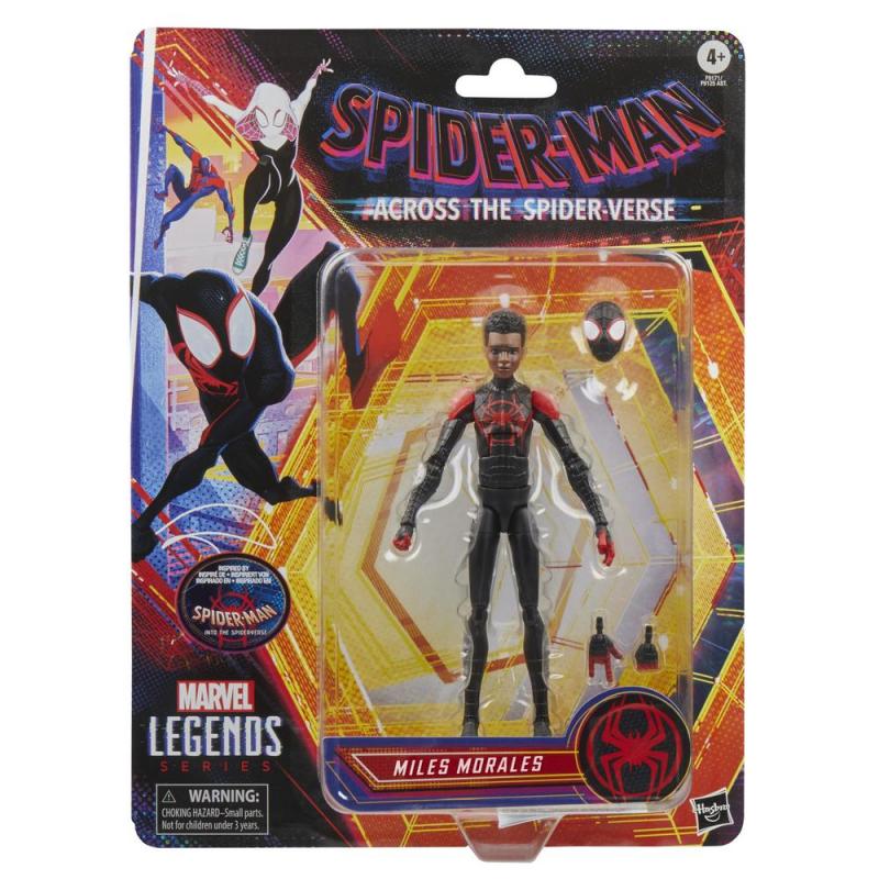 Figura hasbro marvel legends series spider - man across the spider - verse miles morales