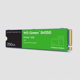 Disco duro interno ssd wd western digital green sn350 wds250g2g0c m.2 pci express 3.0