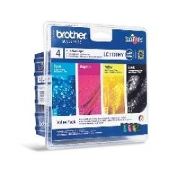 Multipack brother lc1100valbp mfc5890cn -  dcp6690cw -  mfc6490cw -  mfc6890cdw - Imagen 1