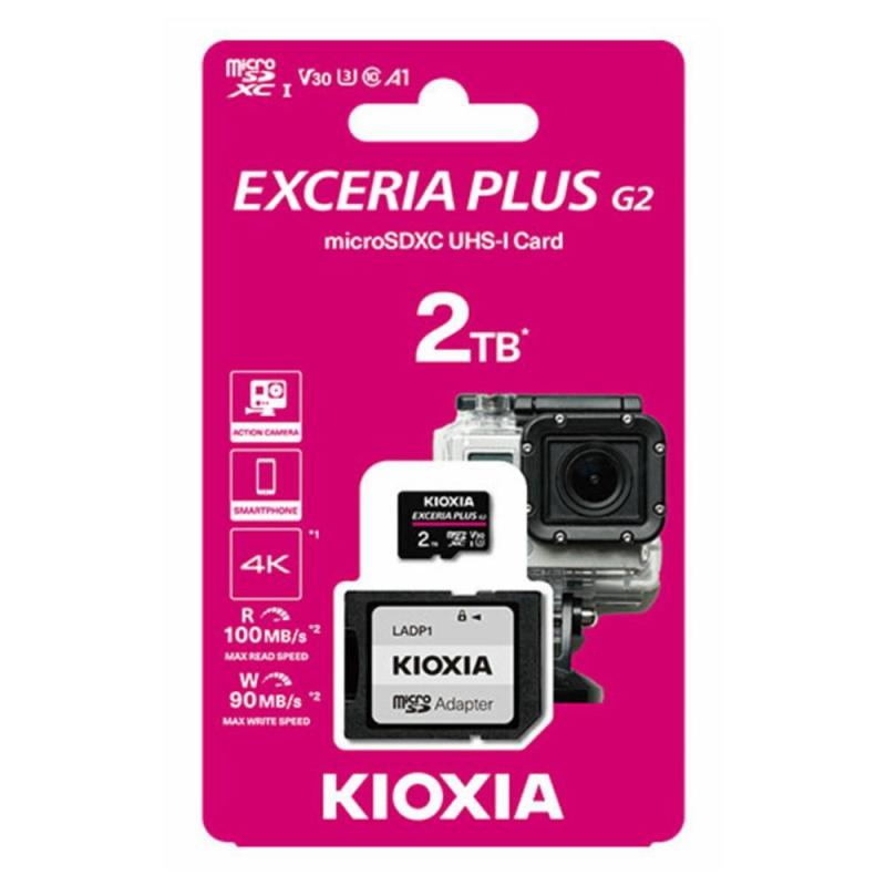 Memoria micro sdxc 2tb kioxia exceria plus g2 + adaptador