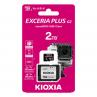 Memoria micro sdxc 2tb kioxia exceria plus g2 + adaptador