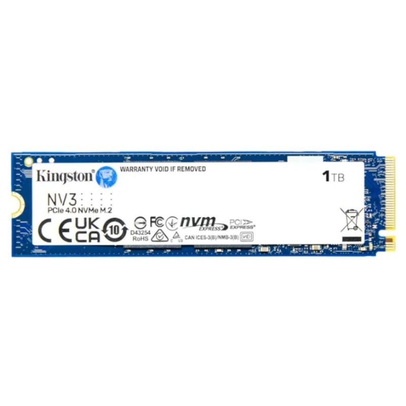 Disco duro interno ssd kingston nv3 1tb m.2 nvme pcie 4.0