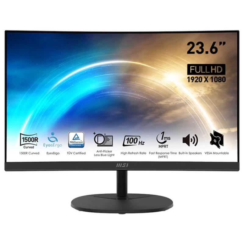 Monitor curvo msi mp2412c 23.6pulgadas fhd 100hz