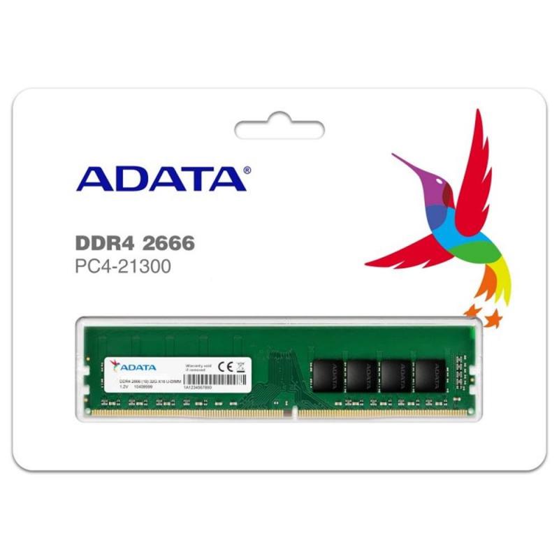 Memoria ram ddr4 16gb adata udimm 2666 mhz