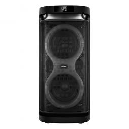 Altavoz rumbleboss xl phoenix 160w rms batería 7000 mah función karaoke 2 microfonos inalambricos incluidos