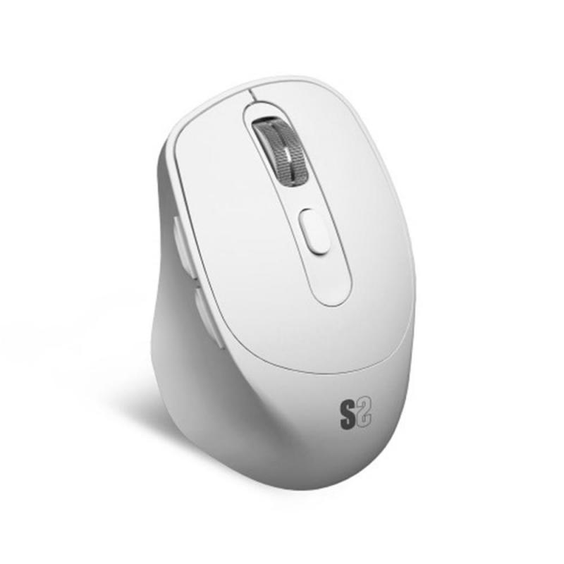 Raton inalambrico subblim curve ergo dual blanco