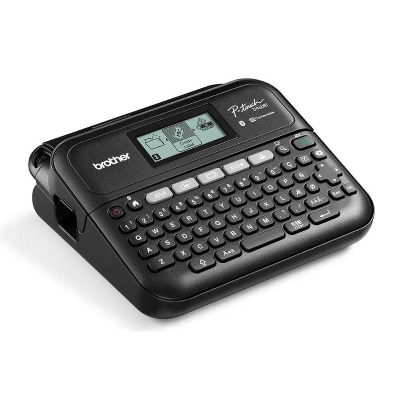 Rotuladora brother pt - d460btvp lcd -  2 lineas -  teclado qwerty -  corte de cinta manual