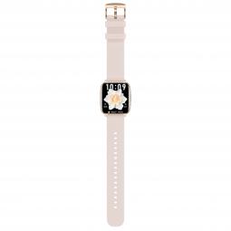 Reloj smartwatch myphone pastel gold cream