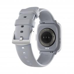 Reloj smartwatch myphone pastel silver gray