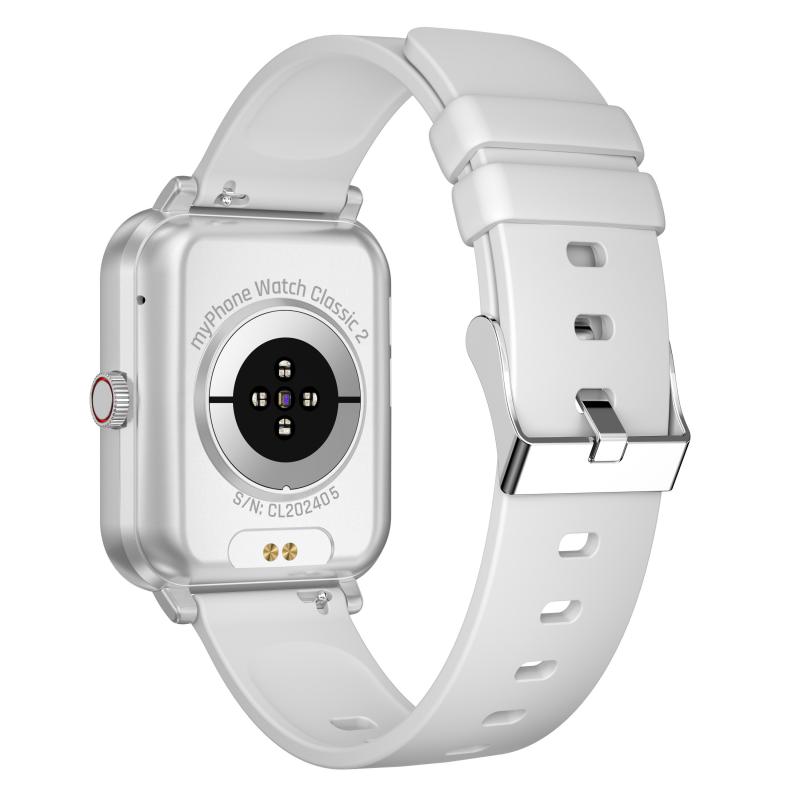 Reloj smartwatch myphone classic 2 silver grey