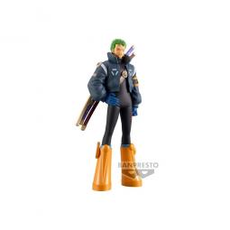 Figura banpresto: one piece dxf grand line series egghead roronoa zoro