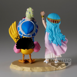 Figura banpresto: one piece log stories vivi y karoo