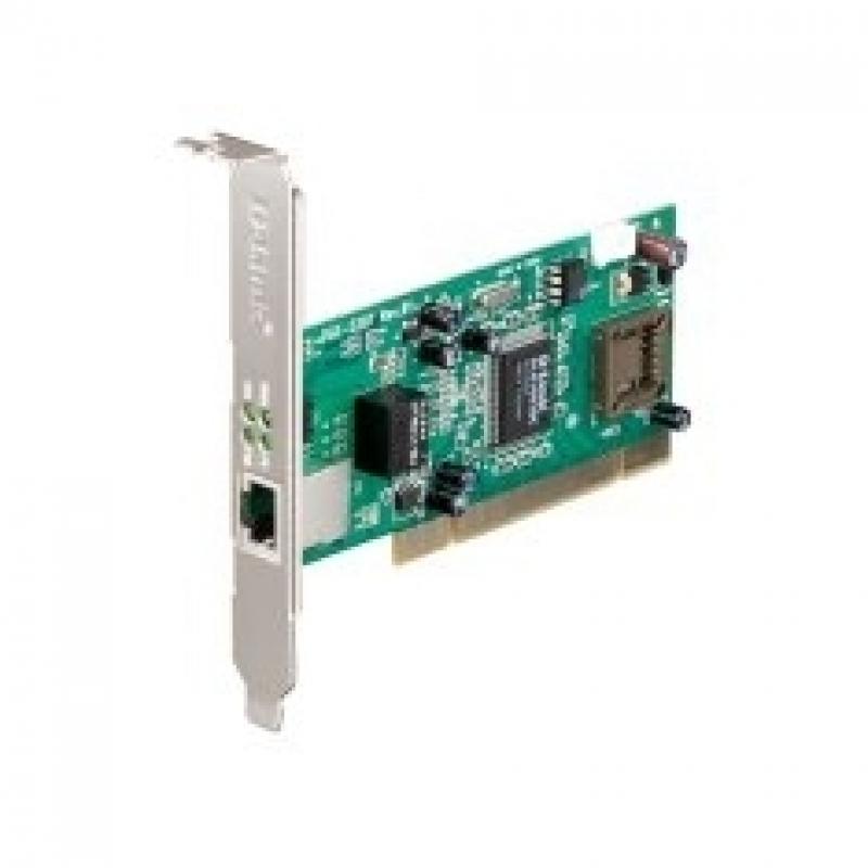 Tarjeta de red d - link pci 10 - 100 - 1000 mbps. incluye perfil bajo lp low profile - Imagen 1