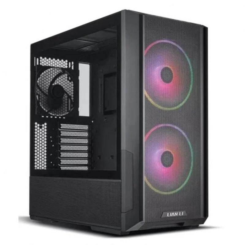 Caja ordenador gaming lian li e - atx lancool 216 argb cristal templado negro