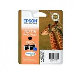 Pack 2 tintas  epson t07114h10 negro gran capacidad pack de 2 unidades -  jirafa - Imagen 1
