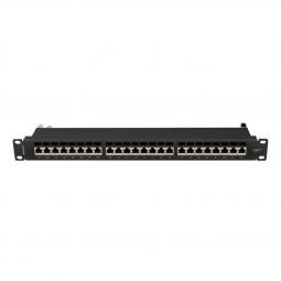 Patch panel lanberg 24 puertos 1u cat.7 ftp 19pulgadas negro